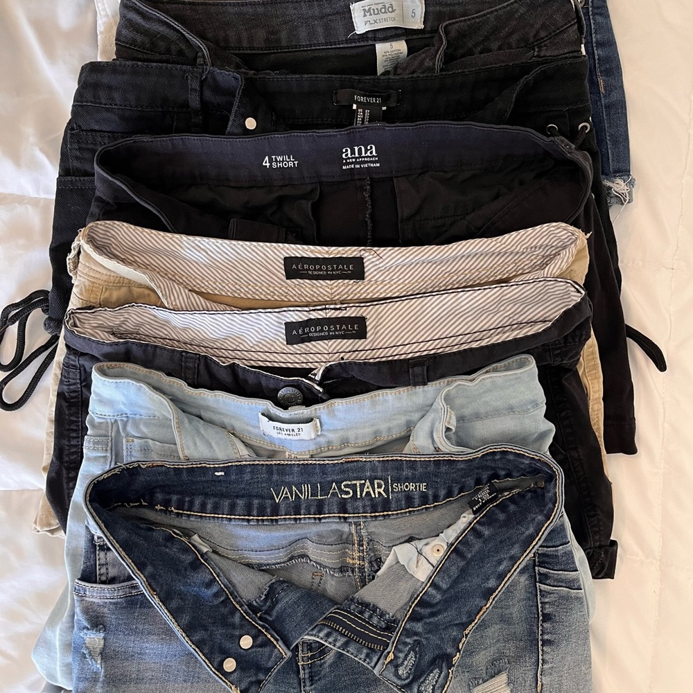 Like new Assorted brand shorts. Size 5&6z